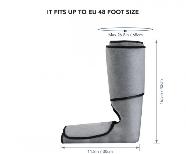 Компресійні чоботи для масажу ніг і відновлення Naipo MGF-701